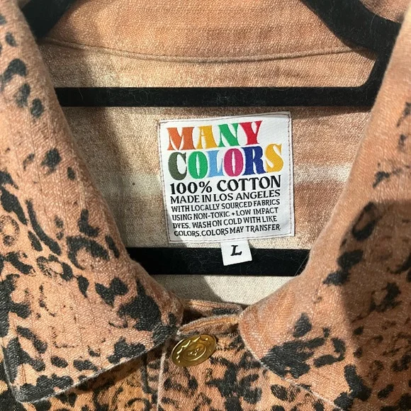 Big Bud Press Leopard Utility Jacket - Brown and Black - Picture 3 of 4